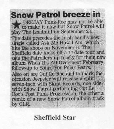 Sheffield Star - Ask me how I am
