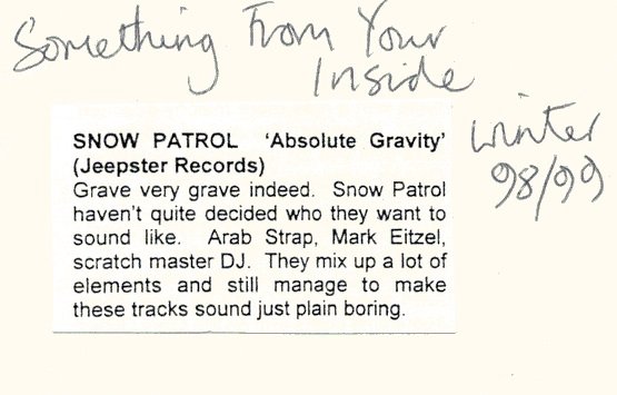 Something from your Inside - Absolute Gravity & Velocity Girl