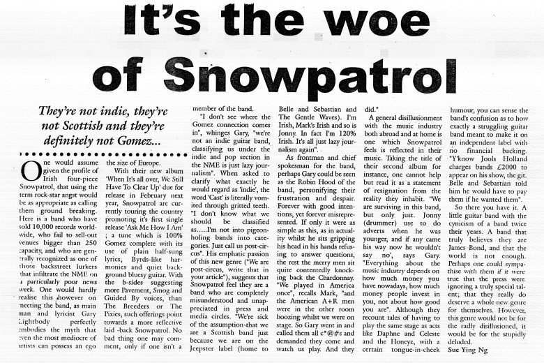 Gaudie (Aberdeen) - It's The Woe Of Snowpatrol