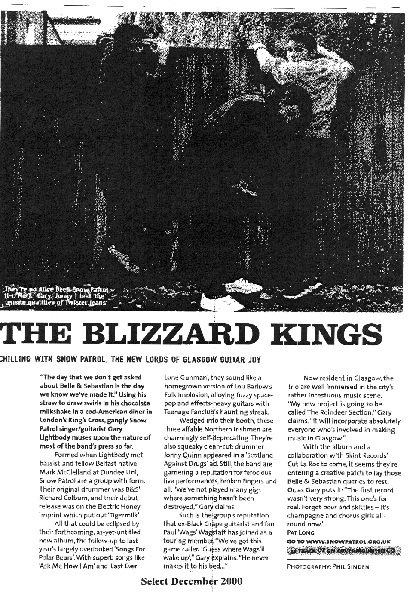 Select - The Blizzard Kings