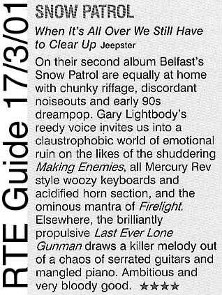 RTE Guide - When It's All Over We Still Have to Clear up