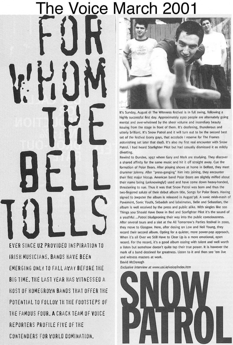 The Voice - For Whom The Bells Tolls