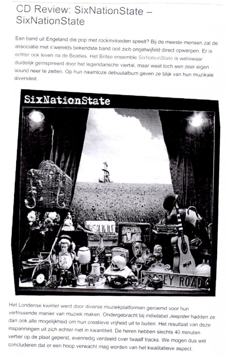 CD review Page 2 - SixNationState