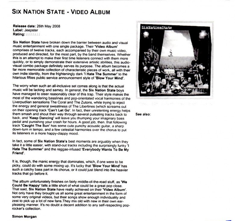 The Music Magazine - SixNationState