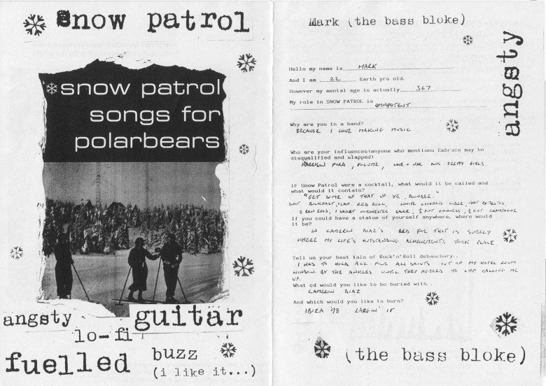 boys & guitars fanzine - Snow Patrol