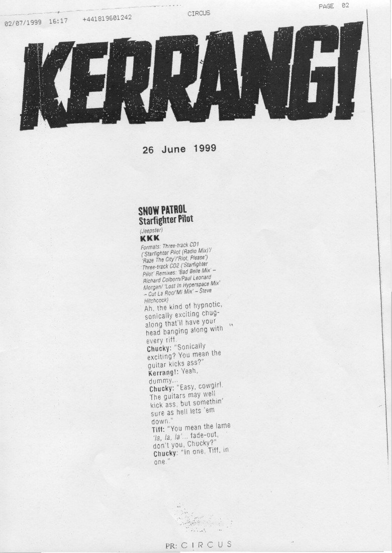 Kerrang - Songs for Polar Bears